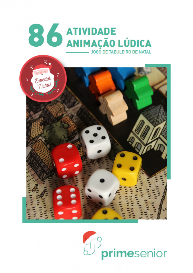 Atividade n.º 86: Jogo tabuleiro de natal (1) - Atividade Especial Natal