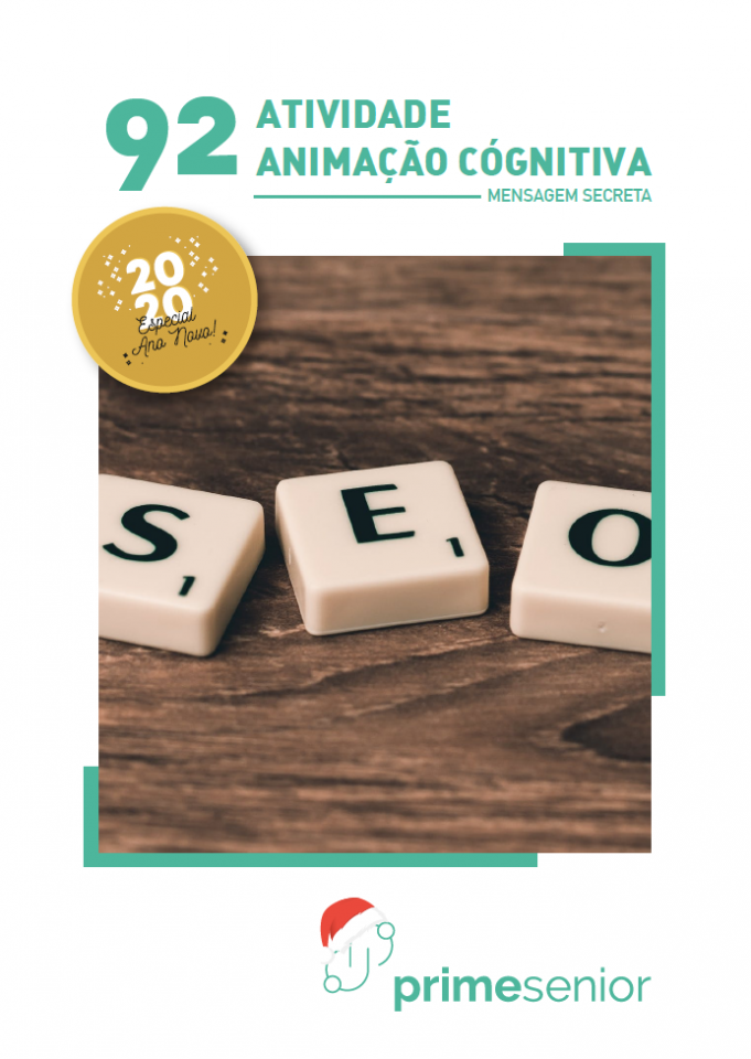 Atividade n.º 92: Mensagem secreta de Ano Novo- Atividade Especial Ano Novo