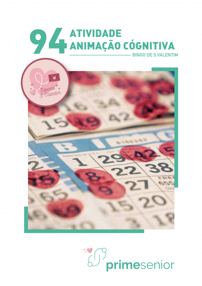 Atividade n.º 94: Bingo de S Valentim - Atividade Especial S. Valentim