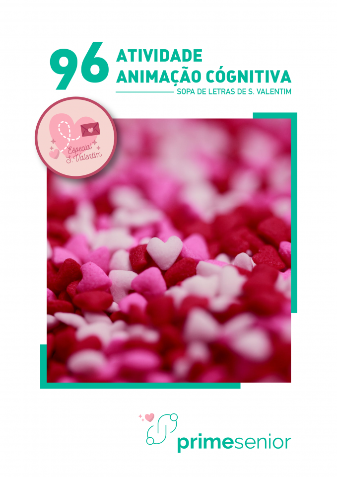 Atividades n.º96: Sopa de letras - Atividade Especial S. Valentim