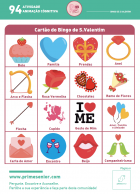 Atividade n.º 94: Bingo de S Valentim - Atividade Especial S. Valentim