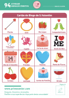 Atividade n.º 94: Bingo de S Valentim - Atividade Especial S. Valentim