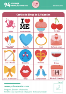 Atividade n.º 94: Bingo de S Valentim - Atividade Especial S. Valentim