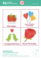 Atividade n.º 94: Bingo de S Valentim - Atividade Especial S. Valentim