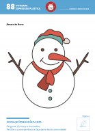 Atividade n.º 88: Desenhar boneco de neve - Atividade Especial Natal