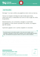 Atividade n.º 74: Bingo de natal - Atividade Especial Natal