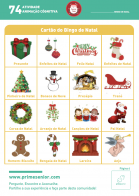 Atividade n.º 74: Bingo de natal - Atividade Especial Natal
