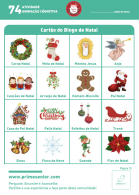 Atividade n.º 74: Bingo de natal - Atividade Especial Natal