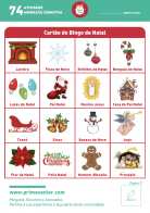 Atividade n.º 74: Bingo de natal - Atividade Especial Natal