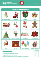 Atividade n.º 74: Bingo de natal - Atividade Especial Natal