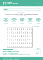 Atividade n.º 93: Sopa de letras - Atividade de Alice Miranda