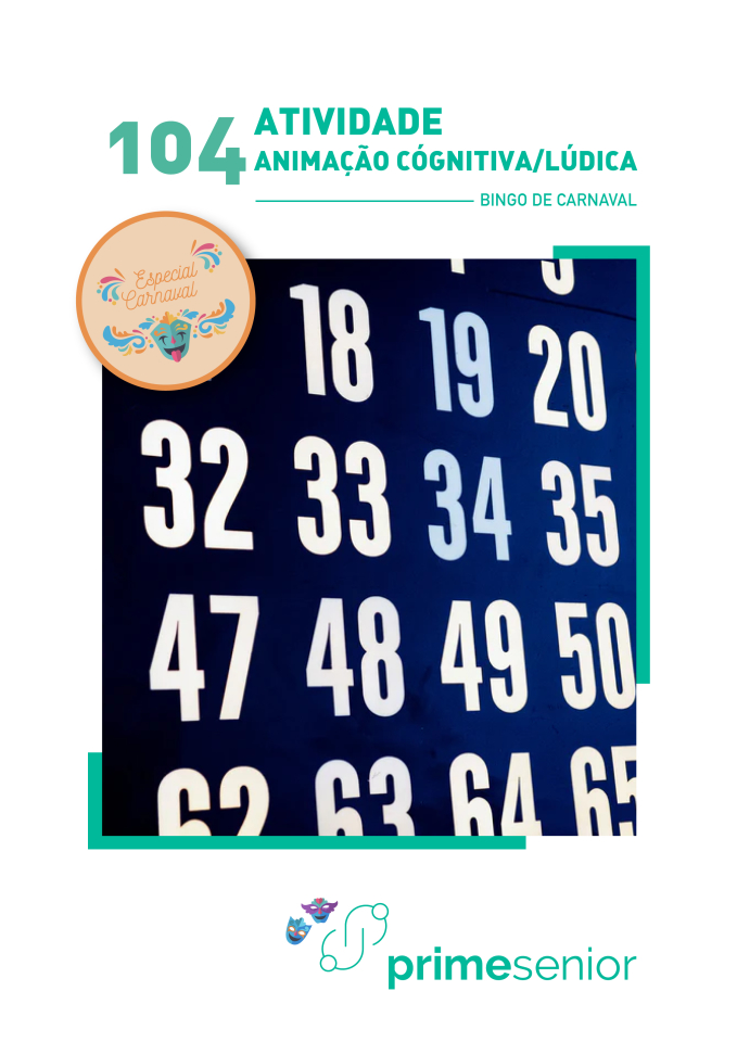 Atividade n.º 104: Bingo de Carnaval - Atividade Especial Carvaval