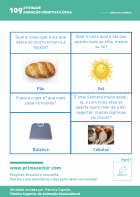 Atividade n.º 109: Bingo de Adivinhas - Atividade de Patrícia Capelão