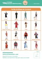 Atividade n.º 104: Bingo de Carnaval - Atividade Especial Carnaval