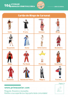 Atividade n.º 104: Bingo de Carnaval - Atividade Especial Carnaval
