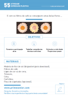 Atividade n.º 55: Flores de filtros de café