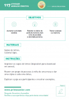 Atividade n.º 117: Sopa de Letras de Páscoa - dificuldade I - Atividade Especial Páscoa
