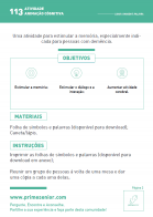 Atividade n.º 113: Ligar a imagem à palavra