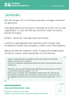 Atividade n.º 24: Atividades de Matemática para idosos