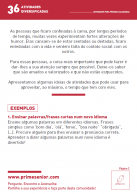 Atividade n.º 36: Atividades diversificadas para pessoas acamadas