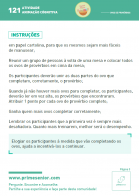 Atividade n.º 121: Ovos de provérbios - Atividade Especial Páscoa