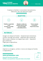 Atividade n.º 124: Bingo da Família - Atividade Especial Família