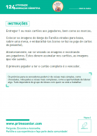 Atividade n.º 124: Bingo da Família - Atividade Especial Família