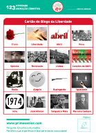 Atividade n.º 123:Bingo da Liberdade - Atividade Especial Dia da Liberdade