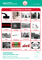 Atividade n.º 123:Bingo da Liberdade - Atividade Especial Dia da Liberdade