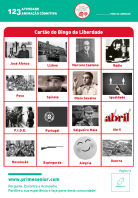 Atividade n.º 123:Bingo da Liberdade - Atividade Especial Dia da Liberdade