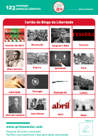Atividade n.º 123:Bingo da Liberdade - Atividade Especial Dia da Liberdade
