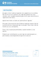 Atividade n.º 67: Decoração de livro, agenda, caderno ...