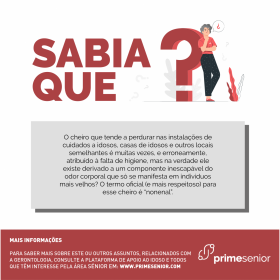 A verdade sobre “o cheiro das pessoas idosas”