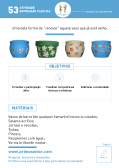 Atividade n.º 53: Decoração de vasos de barro
