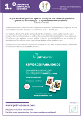 1.º Caderno de Estimulação Cognitiva - Especial Dia do idoso