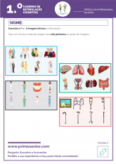 1.º Caderno de Estimulação Cognitiva - Especial Dia do idoso
