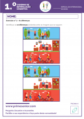 1.º Caderno de Estimulação Cognitiva - Especial Dia do idoso