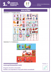 1.º Caderno de Estimulação Cognitiva - Especial Dia do idoso