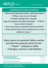 Atividade n.º 132: Loto das Anedotas - 2 em 1